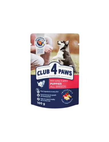 Club4Paws 26 Premium Húmedo Cachorro Pav
