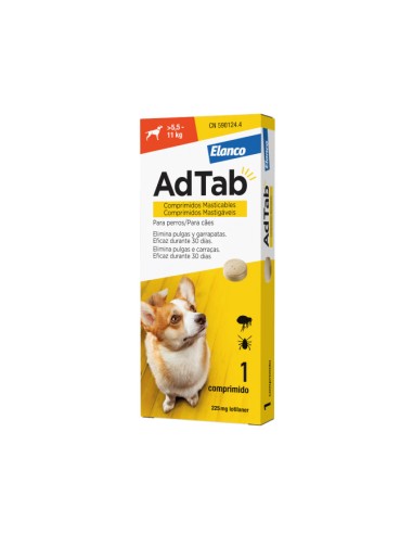 AdTab 225 mg comp. mastic perro(+5,5-11k